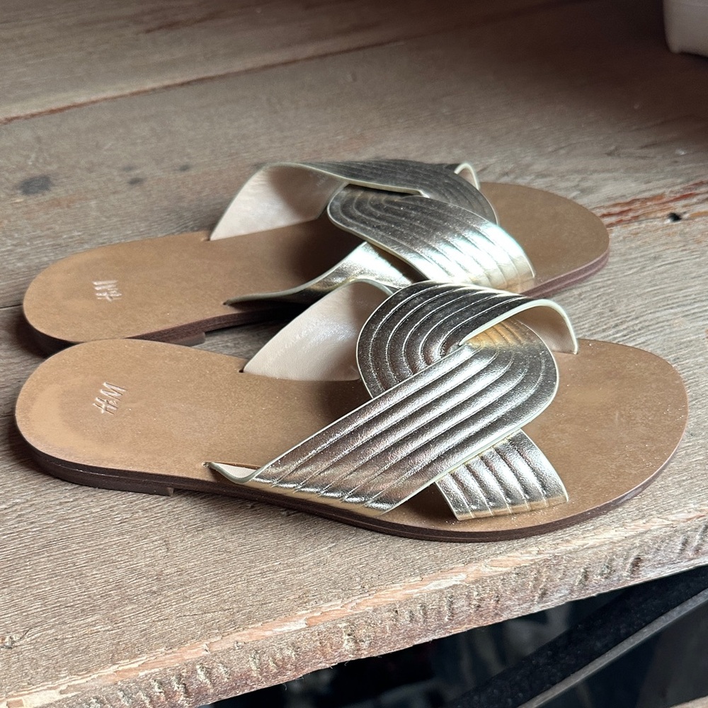 H&M Gold Women's Sandals